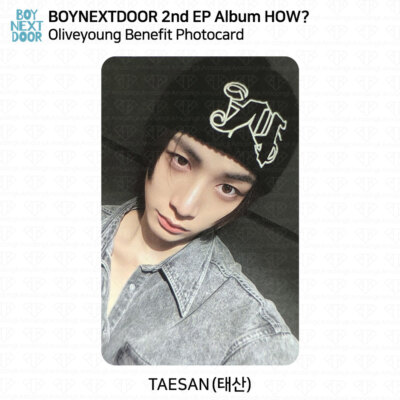 BOYNEXTDOOR 2nd EP Album HOW? Oliveyoung Benefit Photocard BOYNEXTDOOR 2nd EP Album HOW? Oliveyoung Benefit Photocard