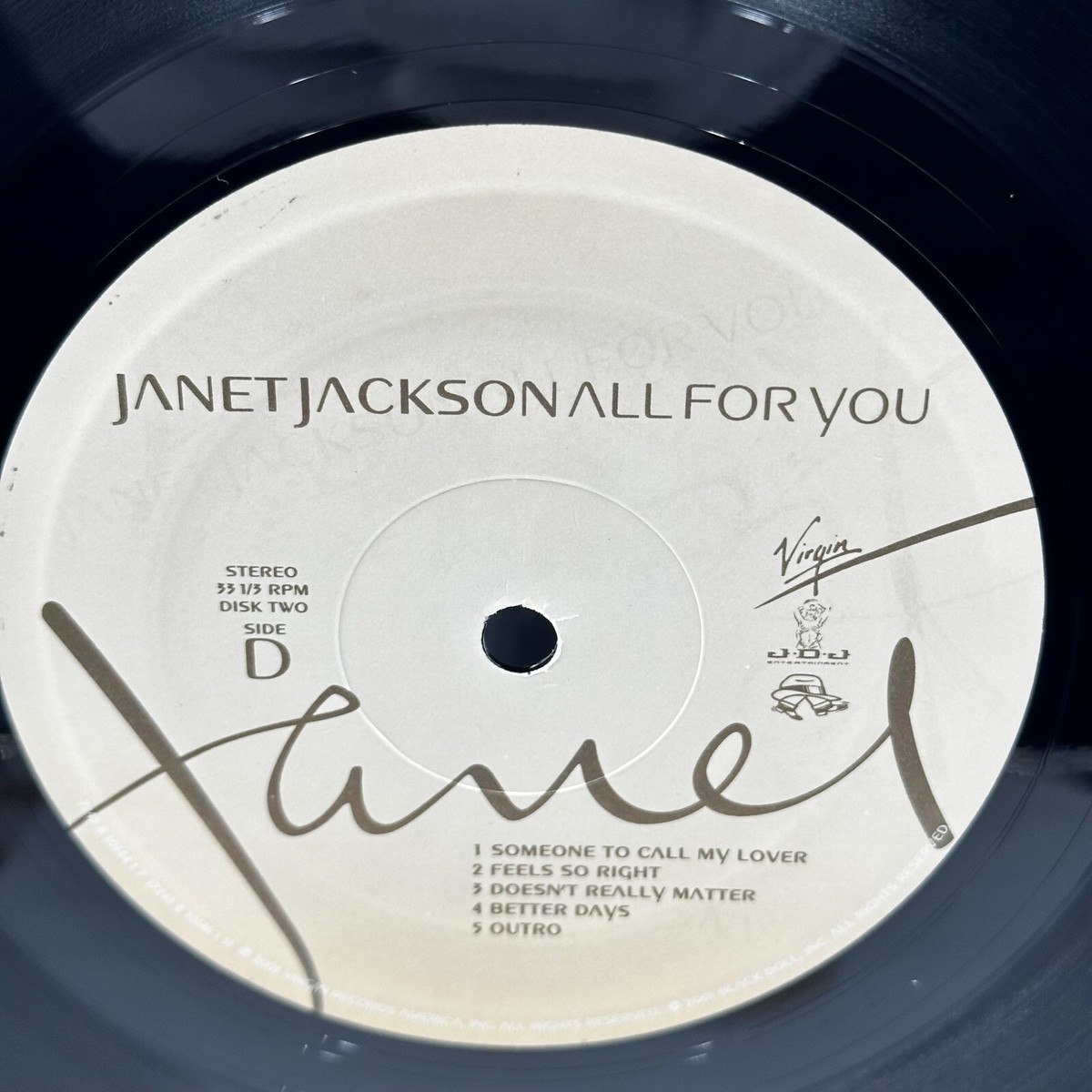Janet – All For You 2001 US Org 2LP レコード All For You 2LP - Janet Jackson Official Store