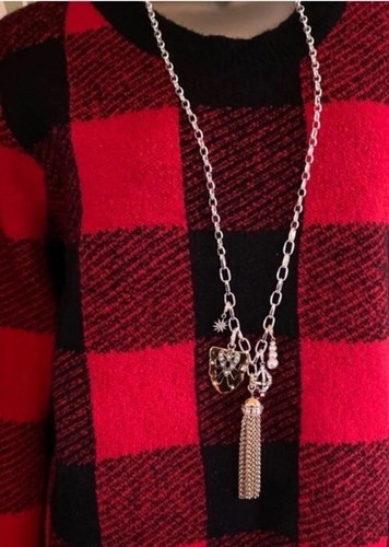 Lulu Frost Silver-tone Charm Necklace MSRP $350 New - Picture 11 of 11