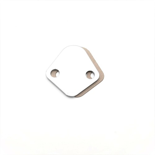 Mr. Gasket Fuel Pump Block Off Plate, Chrome 1516 | Classic Chevy