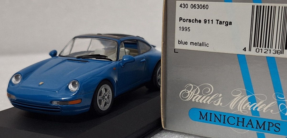 Porsche 911 (993) Targa 1995 Blue Met 1:43 Minichamps Porsche 911 (993) Targa 1995 Blue Met 1:43 Minichamps