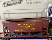 HO Scale ROUNDHOUSE UNION PACIFIC ORE CAR KIT #1424 BRAND NEW!