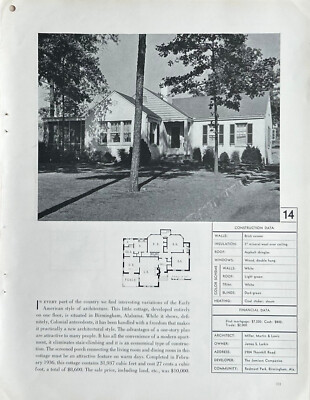 James Larkin Home 1937 Thornhill Rd Birmingham  Miller, Martin & Lewis Architect