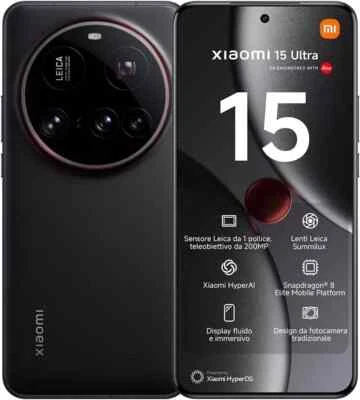 Handy Smartphone Xiaomi 15 Ultra 5G 6,73" 16+512GB Dual Sim LEICA SCHWARZ