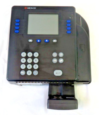 KRONOS System 4500 8602800-501 w/ Touch ID 8602801-001, FOR PARTS/ REPAIR
