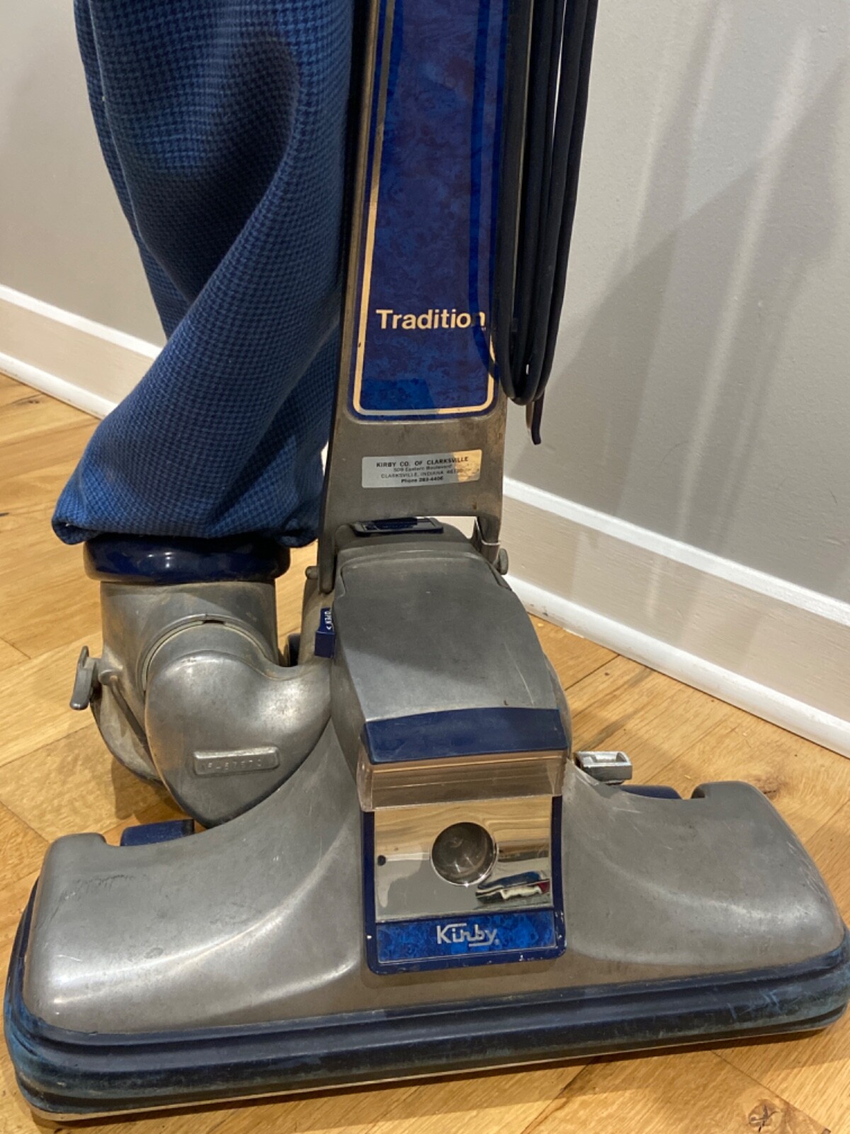 Kirby Tradition 3CB Blue Vacuum Cleaner 1979 Working! eBay