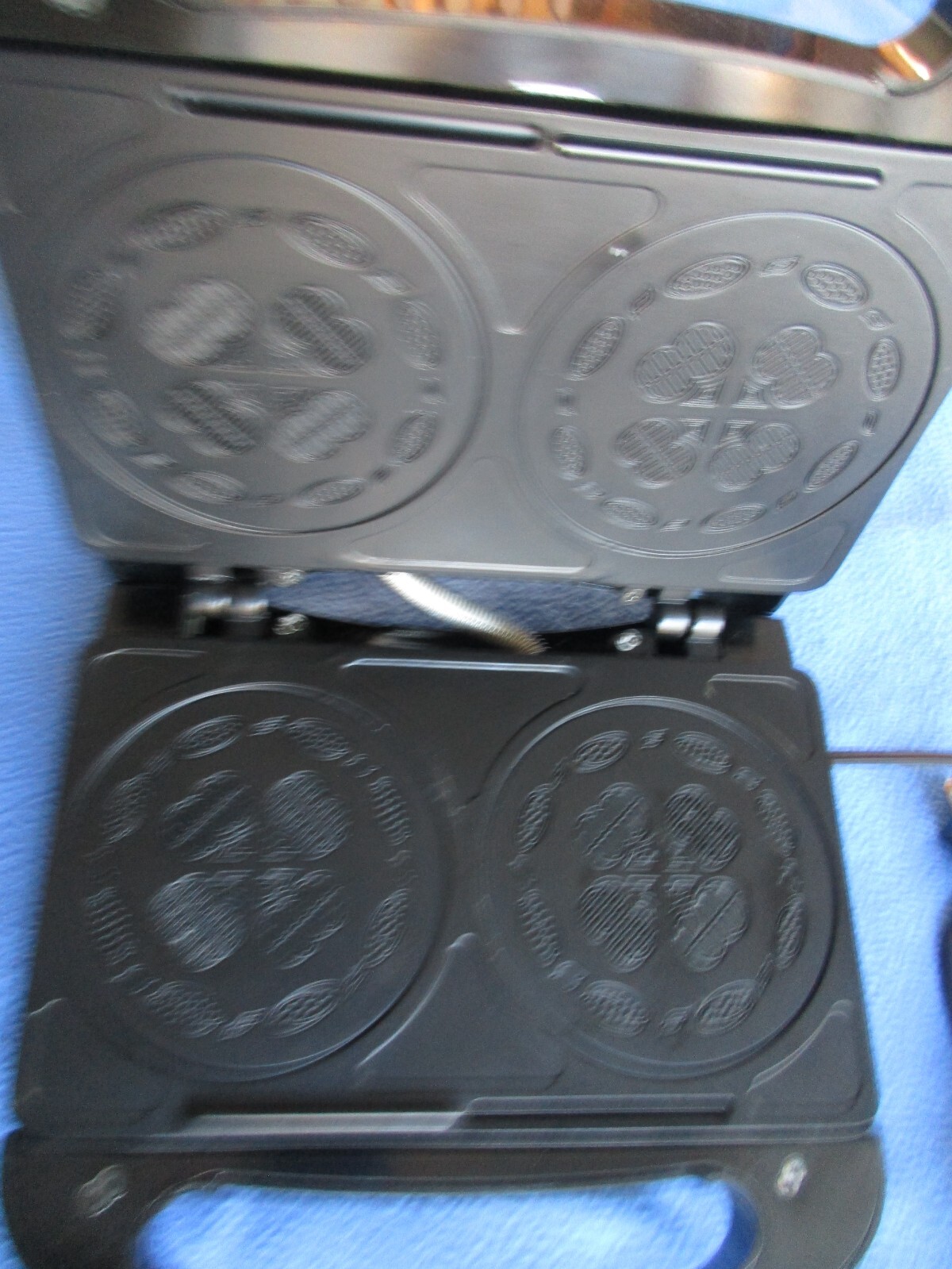 Salton Pizzelle Maker Automatic WM8PZL Electric Black Tested eBay