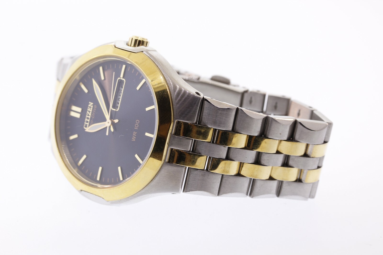 Męski Citizen BM8404-59L Eco-Drive Zegarek na rękę Corso Blue Dial ze stali nierdzewnej-pokaż oryginalną nazwę Najniższa cena zapasów