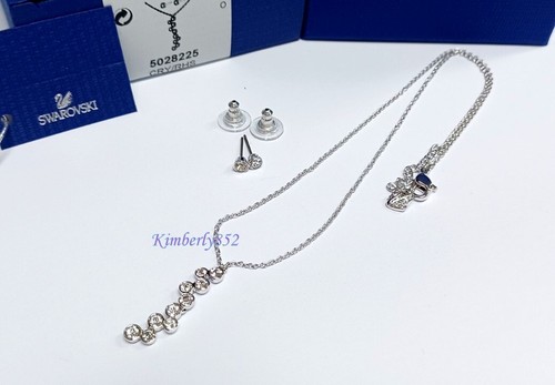 Swarovski Fidelity Set, Pendant/Earrings Stud Clear Crystal RHS NEW 5028225 - Picture 5 of 8