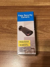 Fake Surveillance security camera realistic appearance dummy camera new in box