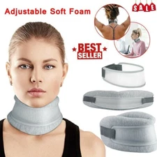 Adjustable Cervical Neck Pillow Stretcher Traction Device Collar Brace Support