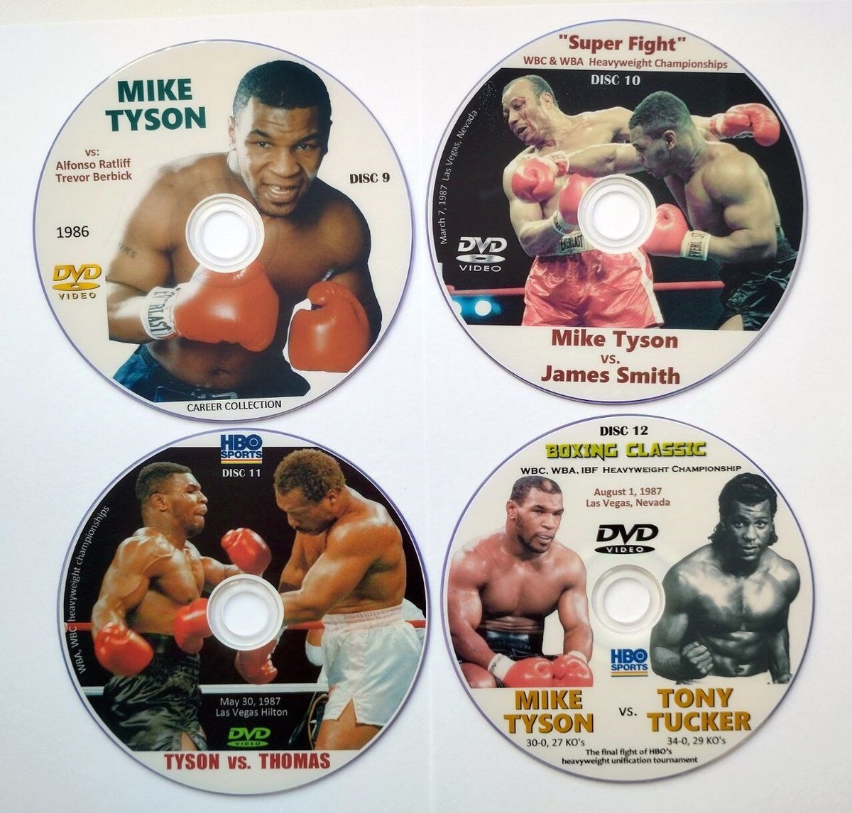 スポーツ・フィットネス Mike Tyson DVD-BOX Mike Tyson Boxing Career 70 fights 36 DVDs | eBay