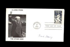 Frank Secory Signed 1983 FDC Babe Ruth Cache New York Yankees Autograph