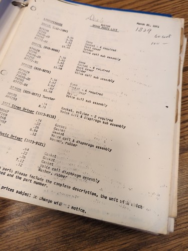 Kustom Amplifier Service Manual 1970s Book Vol II Original Loaded w/ Schematics - Afbeelding 6 van 16