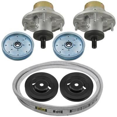 Deck Spindle Pulley & Belt for John Deere Z315 Z320R Z320M Z335 Z345R Z345M 42''