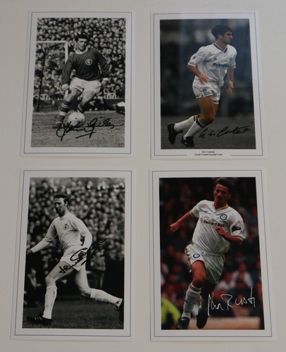 LEEDS UNITED JobLot Conjunto a Granel Autógrafo Firmado FOTO Impresiones Regalo Fútbol - Imagen 3 de 3