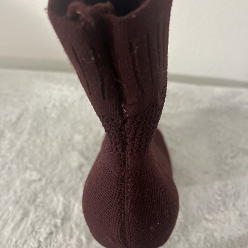 Call It Spring High Heel Shoes Womens Size 8 Peep Toe Mesh Bootie Stiletto Red - Picture 11 of 14