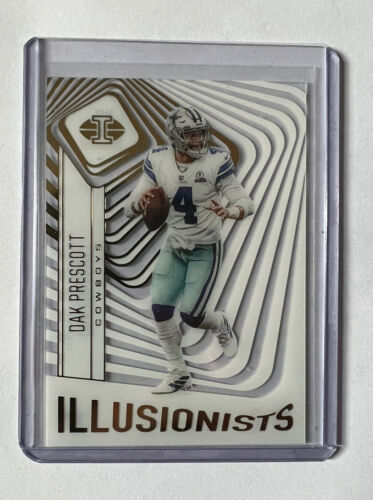 Illusions DAK PRESCOTT #ILL-8 Illusionists 2021 rojo automático # 14/20 Dallas Cowboys - Imagen 7 de 7