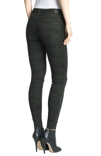 Habitual Jeans Woodland Coated Mid Rise Skinny Camo Jeans Made In USA Women’s 28 - Picture 2 of 12