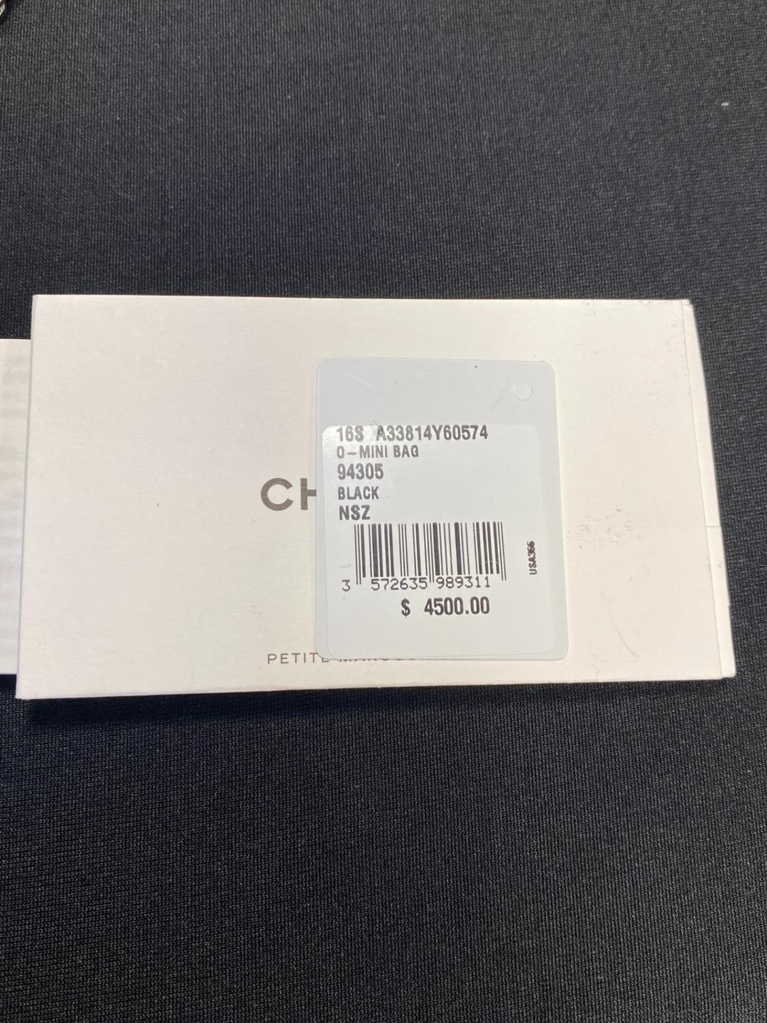 Authentic CHANEL Black Python O-Mini Wallet On Ch… - image 19