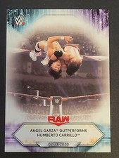 2021 Topps WWE Base Card #30 Angel Garza Outperforms Humberto Carrillo