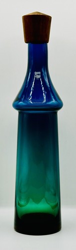 Vintage Goran Warff Tropico Bottle Decanter with Teak Stopper, Pukeberg - Picture 6 of 6