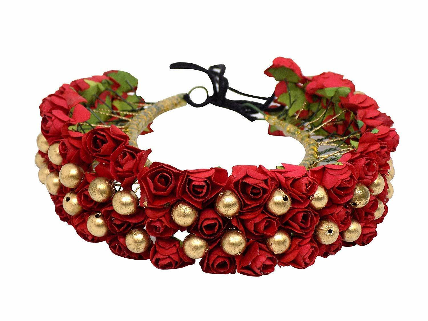 South Indian Dancing/Wedding Hair Flower Accessories Gajra For Women & Girls,Red | eBay South Indian Dancing/Wedding Hair Flower Accessories Gajra For Women & Girls,Red | eBay