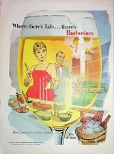 Original Budweiser Ad: Treat yourself a little better Budweiser