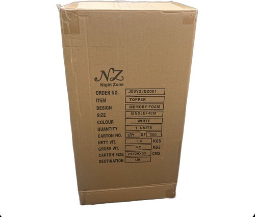 2cm & 4cm Dicke Bambus Memory Foam Matratzenauflage Orthopädisch Antiallergisch - Bild 6 von 10