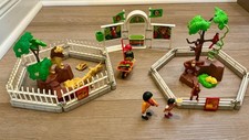 Playmobil 5969 City Life Zoo Play set Lions Orangutan Nearly Complete