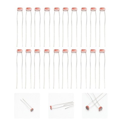 20 Pcs Resistor Substitution Box Electronics Light Dependent Adjustable