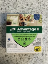 Advantage II for Extra Large Dogs over 55 Lbs - 4 Pack 4 Month Supply