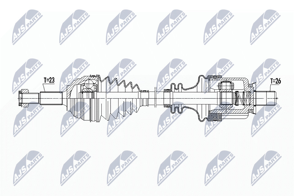 Fits NTY NPW-RE-093 DRIVESHAFT ⭐UK Stock⭐ - Image 6