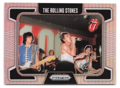 2025 Panini Prizm The Rolling Stones - Mick Jagger & Band #62 Silver Prizm