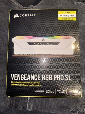 Corsair Vengeance RGB Pro SL 32GB (2x16GB) DDR4 3600MHz DIMM CMH32GX4M2D3600C18W