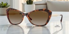 VOGUE VO5626S W656T5 Havana Grey Gradient Brown Polarized 56mm Womens Sunglasses