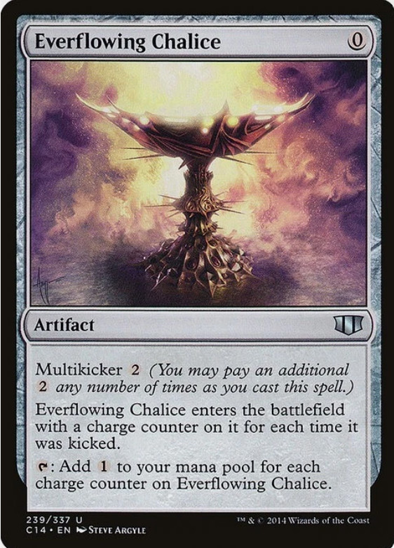 Everflowing Chalice 1x  MtG Commander 2014 CMD NM
