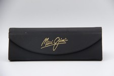 MAUI JIM AUTHENTIC EYEGLASSES SUNGLASSES BLACK GOLD FLAP CASE CLOTH