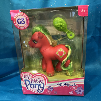 My Little Pony Apple Jack G3 NEW Includes Pony And Brush! Third  Generation