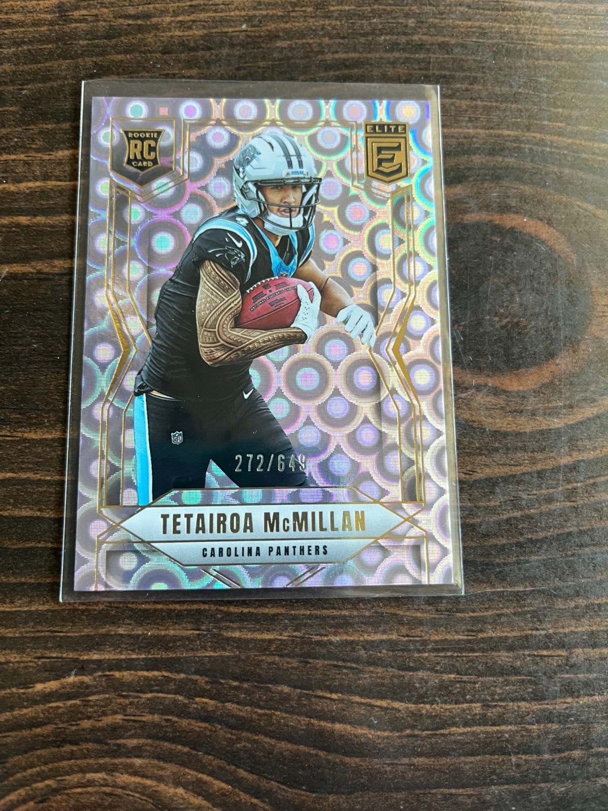 2025 Donruss Elite Tetairoa McMillan Rookie /649  Lavendar Pyramids RC #128