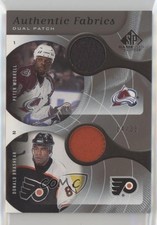 2005-06 SP Game Used Edition 14/35 Peter Worrell Donald Brashear Dual Patch 4j8
