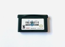 Final Fantasy I & II Dawn of Souls GBA Nintendo Game Boy Advance Tested