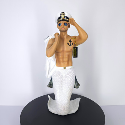 December Diamonds Anchors Aweigh 19'' Merman 2018 Display 55-55086...RARE