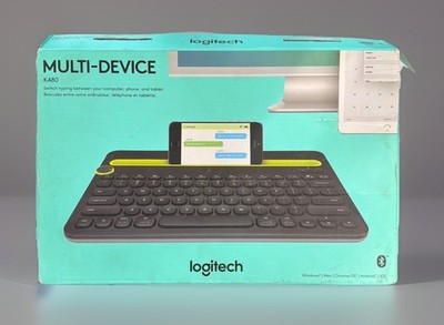 Logitech K480 Wireless Multi-Device Keyboard Bluetooth for Windows macOS iPadOS