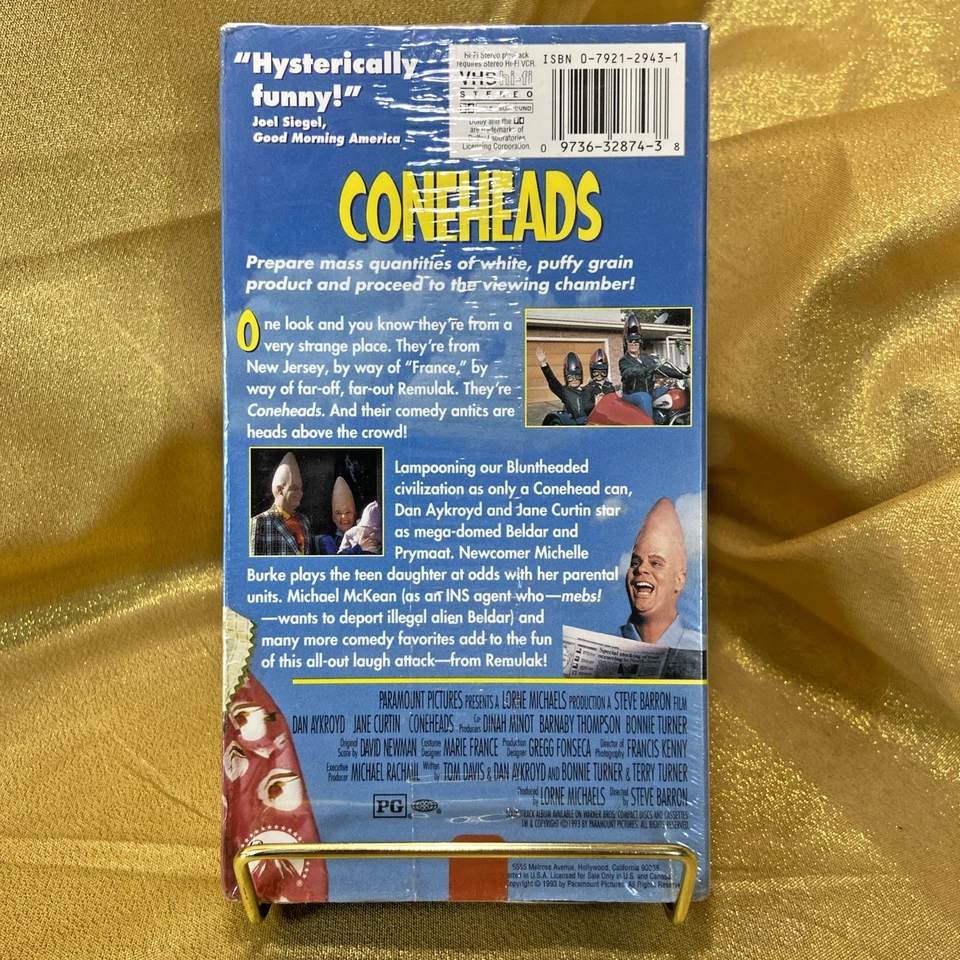 Coneheads (1993, VHS) Paramount Dan Aykroyd Jane Curtin Michelle Burke NEW - Image 2 of 4