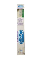 Vintage Oral-B Toothbrush 1980 USA 40 Adult Soft End Rounded Bristles NEW Green