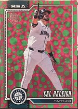 2026 Topps Series 1 Cal Raleigh Easter Polka Dots Foil Seattle  Mariners #140