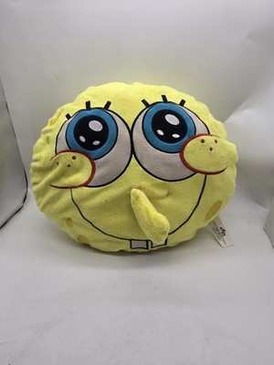 Universal Studios 3D Sponge Bob Square Pants Pillow Plush 18'' Vintage Rare