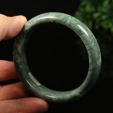 61mm Grade A 100% Natural Green Jade Bracelet Bangle Chinese Guizhou Jade RT4855