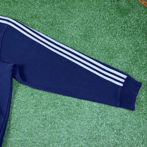 Vintage 2000s Adidas Navy Blue Quarter Zip Pullover Sweatshirt Men's XL - READ - Picture 8 of 24